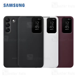 کیف هوشمند اصلی سامسونگ Samsung Galaxy S22 5G Smart Clear View Cover