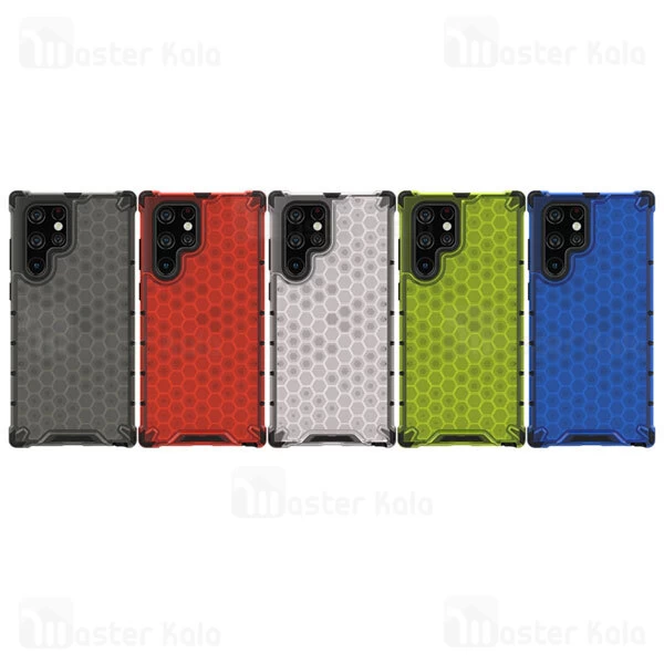 قاب ژله ای ضد ضربه Samsung Galaxy S22 Ultra Honey Comb ShockProof AirBag