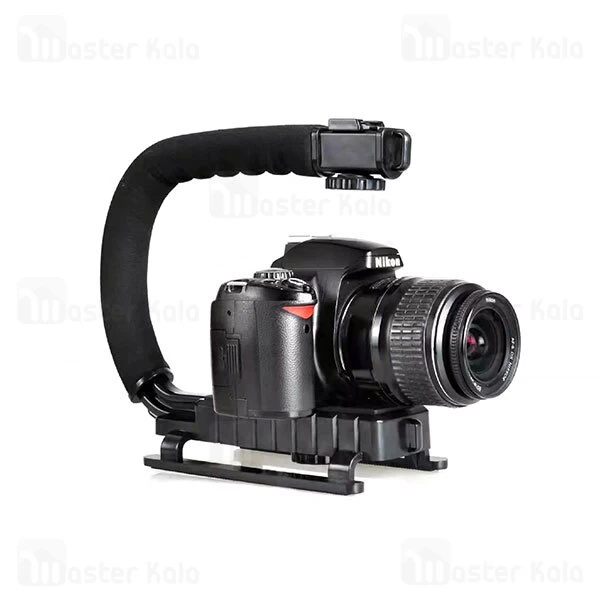 گیمبال و استبلایزر دوربین Video-making U/C Shape Handheld Stabilizer Kits AY-49U فلش و میکروفون دار