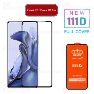 گلس تمام صفحه تمام چسب شیائومی Xiaomi 11T / Xiaomi 11T Pro 111D Glass