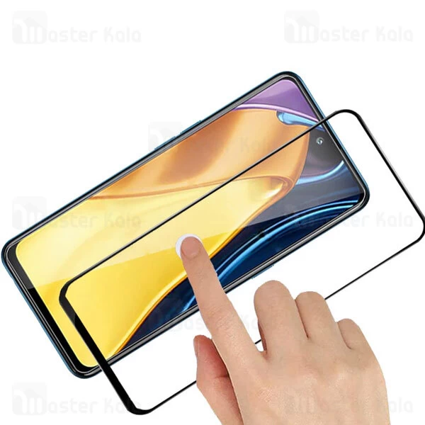گلس تمام صفحه تمام چسب مانکی Xiaomi Poco M3 Pro 5G / Mi 11 Lite 5G Monkey Glass