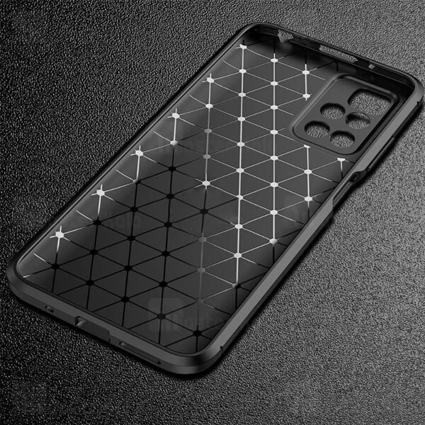 قاب طرح فیبر کربنی شیائومی Xiaomi Redmi 10 / 10 Prime Rugged Armor Fiber Carbon