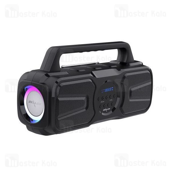 اسپیکر بلوتوث زیلوت Zealot P2 Bluetooth Speaker Solar 16W توان 16 وات رم و فلش خور دارای میکروفون