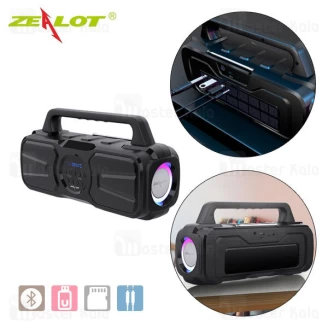 اسپیکر بلوتوث زیلوت Zealot P2 Bluetooth Speaker Solar 16W توان 16 وات رم و فلش خور