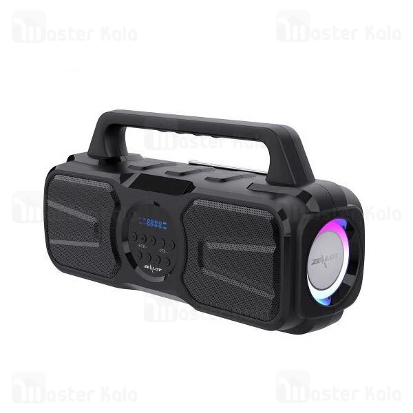 اسپیکر بلوتوث زیلوت Zealot P2 Bluetooth Speaker Solar 16W توان 16 وات رم و فلش خور دارای میکروفون