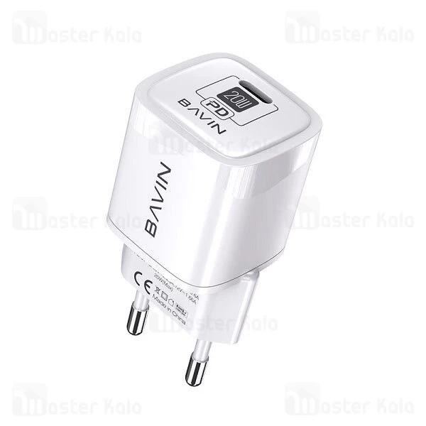 شارژر دیواری Bavin PC251Y PD 20W Fast Charger EU