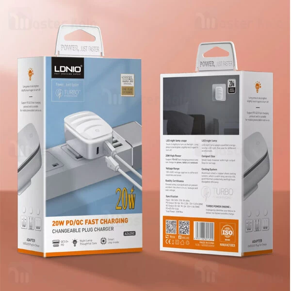 Buy-Price-LDNIO-A2425C-20W-Fast-Wall-Charger-PD-QC3-with-LED-08