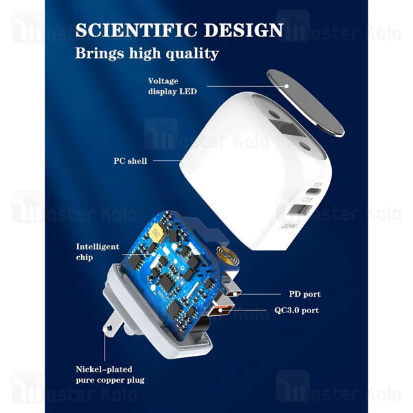 Buy-Price-LDNIO-A2522C-Fast-Wall-Charger-30W-PD-QC3-MirrorLED-06