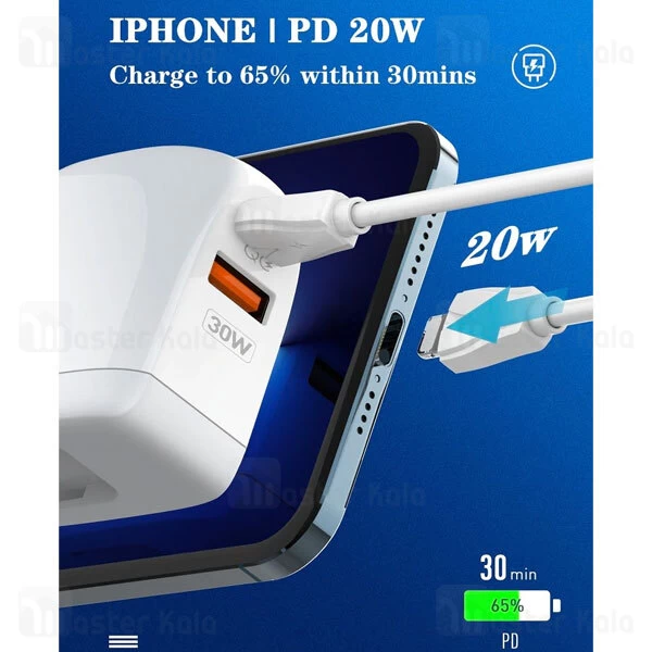 Buy-Price-LDNIO-A2522C-Fast-Wall-Charger-30W-PD-QC3-MirrorLED-03