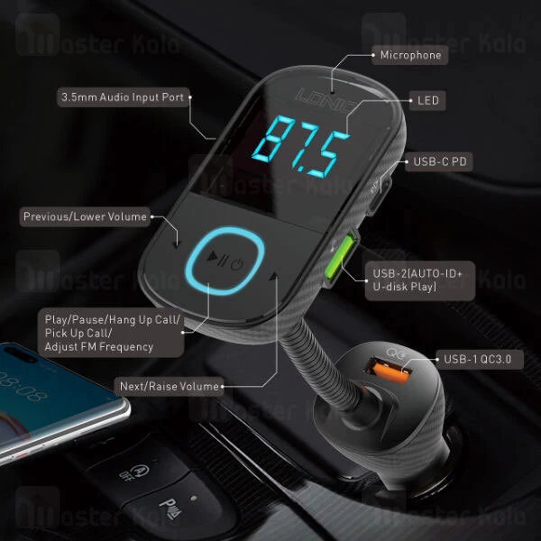 Buy-Price-LDNIO-C705Q-Car-Charger-FM-Transmitter-BT5-PD-QC-11