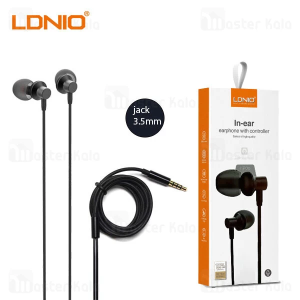هندزفری سیمی الدینیو LDNIO HP06 In-Ear Earphone With Controller 3.5mm
