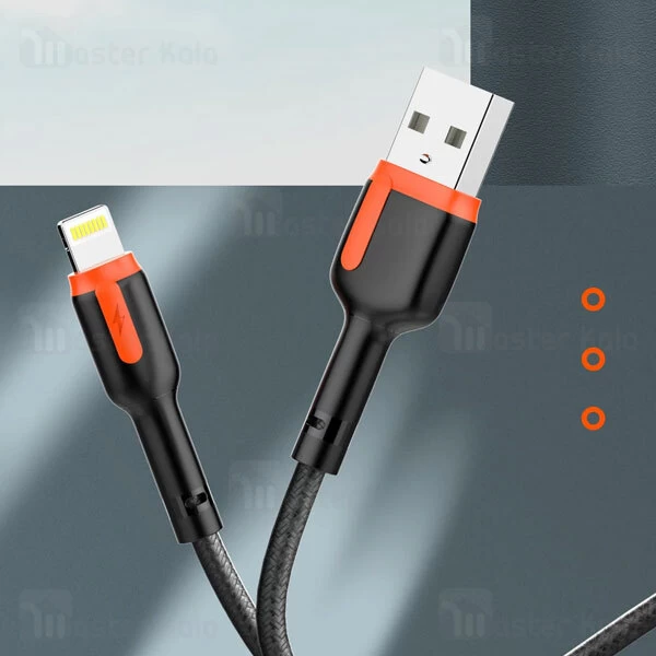 کابل لایتنینگ الدینیو LDNIO LS531 Lightning Data Charging Cable طول 1 متر و شدت جریان 2.4 آمپر