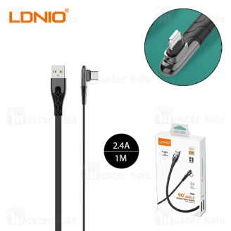 کابل لایتنینگ الدینیو LDNIO LS581 Lightning Fast Charging Data Cable طول 1 متر و شدت جریان 2.4 آمپر