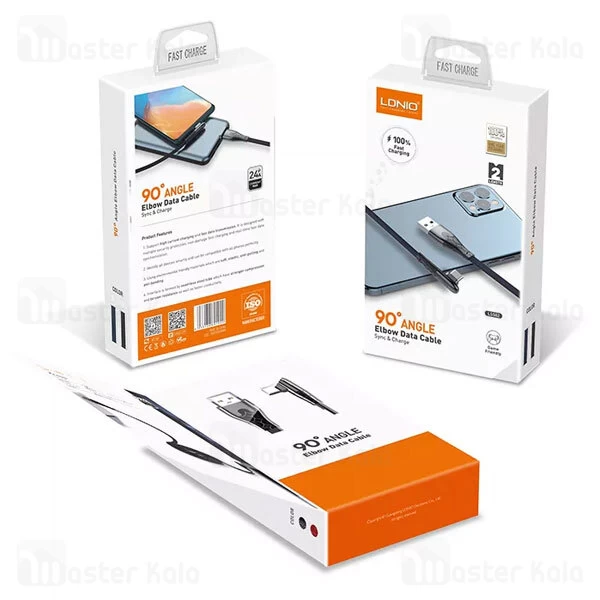 کابل Type C الدینیو LDNIO LS581 Type C Fast Charging Data Cable طول 1 متر و شدت جریان 2.4 آمپر