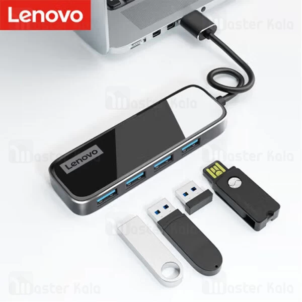 هاب 4 پورت لنوو  Lenovo EA04 4 in 1 HUB USB 3.0