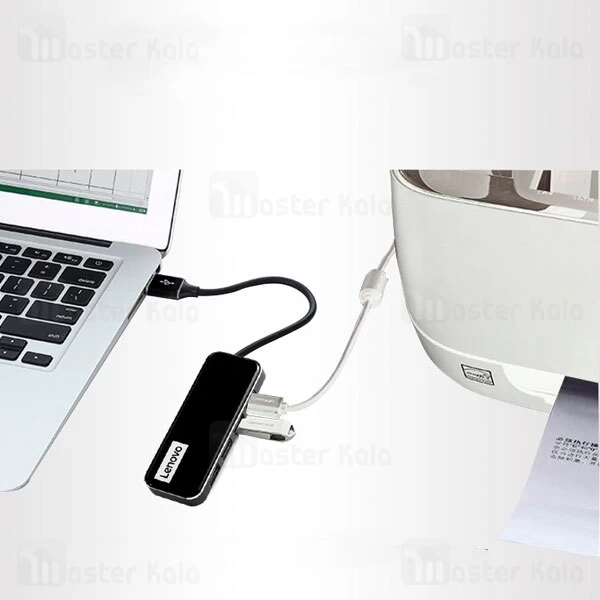 هاب 4 پورت لنوو  Lenovo EA04 4 in 1 HUB USB 3.0