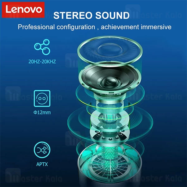 هندزفری بلوتوث Lenovo ThinkPlus GM2 Live Pods True Wireless Earbuds