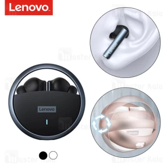 هندزفری بلوتوث دوگوش لنوو Lenovo LP60 True Wireless Rotating Bluetooth Headset
