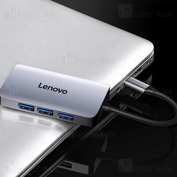 هاب 5 پورت لنوو Lenovo LX0805G New Multifunctional Type C Hub