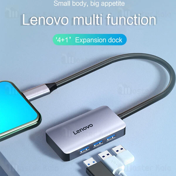 هاب 5 پورت لنوو Lenovo LX0805G New Multifunctional Type C Hub