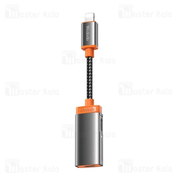 کابل تبدیل لایتنینگ اتصال همزمان هندزفری و شارژر مک دودو Mcdodo CA-0490 Dual Lightning Adapter