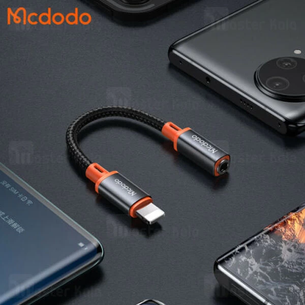 تبدیل لایتنینگ به پورت AUX مک دودو Mcdodo CA-0790 Lightnin to DC3.5mm Female Audio Cable Adapter