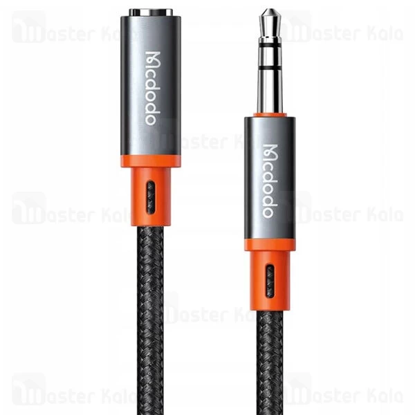 کابل افزایش طول صدا AUX مک دودو Mcdodo CA-0800 3.5mm AUX Jack to 3.5mm AUX Port Cable طول 1.2 متر