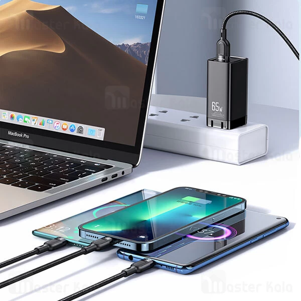 کابل سه سر مک دودو Mcdodo CA-0930 3 In 1 Super Fast Charging Cable توان 66 وات طول 1.2 متر