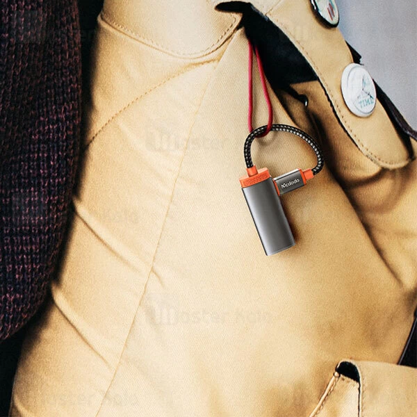 تبدیل لایتنینگ اتصال همزمان هندزفری و شارژر مک دودو Mcdodo CA-0950 Lightning to Aux توان 60 وات