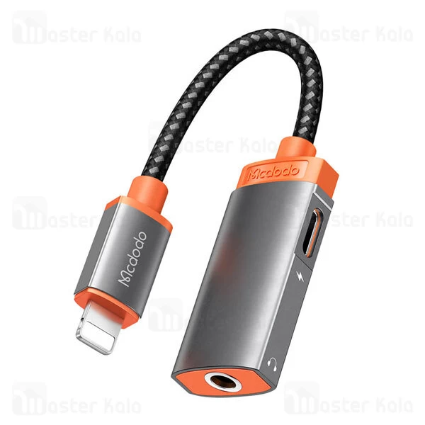 کابل تبدیل لایتنینگ اتصال همزمان مک دودو Mcdodo CA-6710 Lightning to Lightning and DC3.5mm Audio