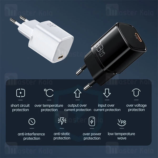 شارژر دیواری مک دودو Mcdodo CH-0081 GaN PD Type C Mini Charger توان 33 وات