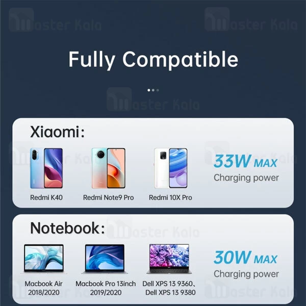 شارژر دیواری مک دودو Mcdodo CH-0081 GaN PD Type C Mini Charger توان 33 وات