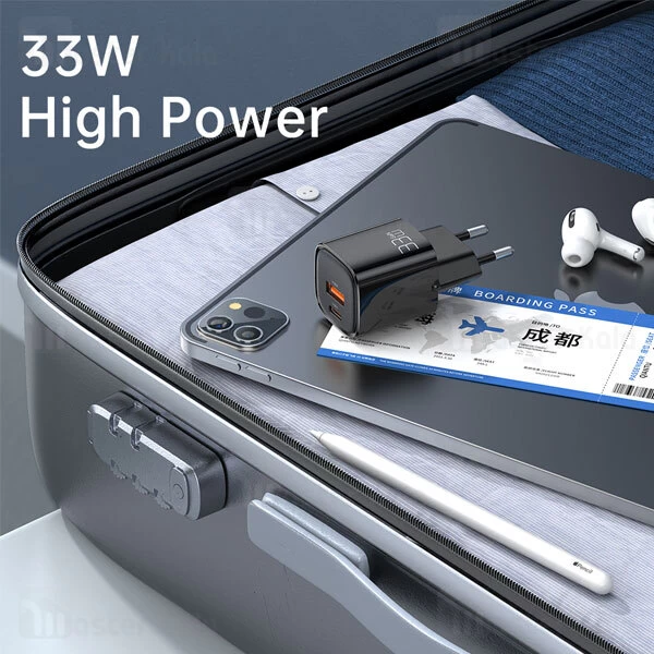 شارژر دیواری مک دودو Mcdodo CH-0151 GAN PD Type C USB  توان 33 وات