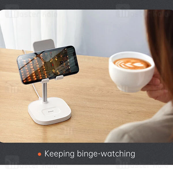 هولدر و شارژر وایرلس رومیزی مک دودو Mcdodo CH-0530 2 In 1 Desktop Wireless Charger توان 20 وات