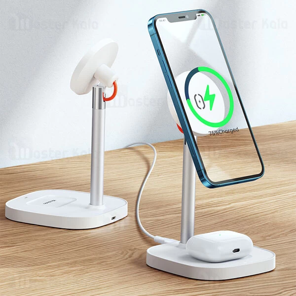 هولدر و شارژر وایرلس مگنتی مک دودو Mcdodo CH-7340 Wireless Charger توان 15 وات مناسب آیفون 12 و 13