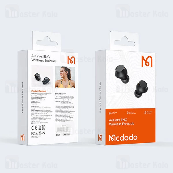 هندزفری بلوتوث Mcdodo HP-8021 Airlinks ENC Wireless Earbuds