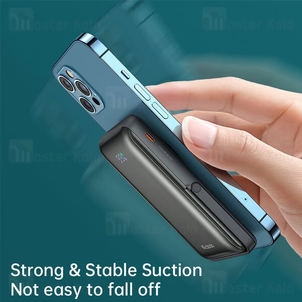 پاوربانک وایرلس 10000 مگنتی مک دودو Mcdodo MC-0691 Digital Display Powerbank توان 20 وات دارای استند