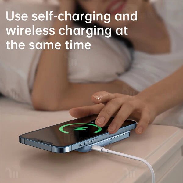 پاوربانک وایرلس 10000 مگنتی مک دودو Mcdodo MC-0691 Digital Display Powerbank توان 20 وات دارای استند