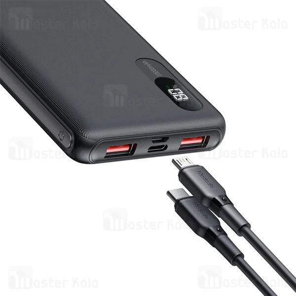 پاوربانک 10000 فست شارژ مک دودو Mcdodo MC-6041 Fast Charging Dual USB A Type C PD QC توان 22.5 وات