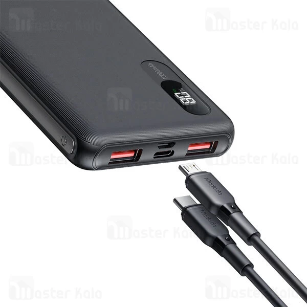 پاوربانک 10000 فست شارژ مک دودو Mcdodo MC-6041 Fast Charging Dual USB A Type C PD QC توان 22.5 وات