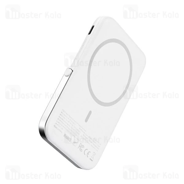 پاوربانک وایرلس 5000 مگنتی مک دودو Mcdodo MC-7050 Magsafe PD Power Bank توان 20 وات دارای استند