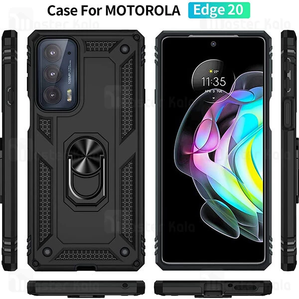 گارد محافظ ضد ضربه انگشتی موتورولا Motorola Edge 20 Armor Shockproof Case