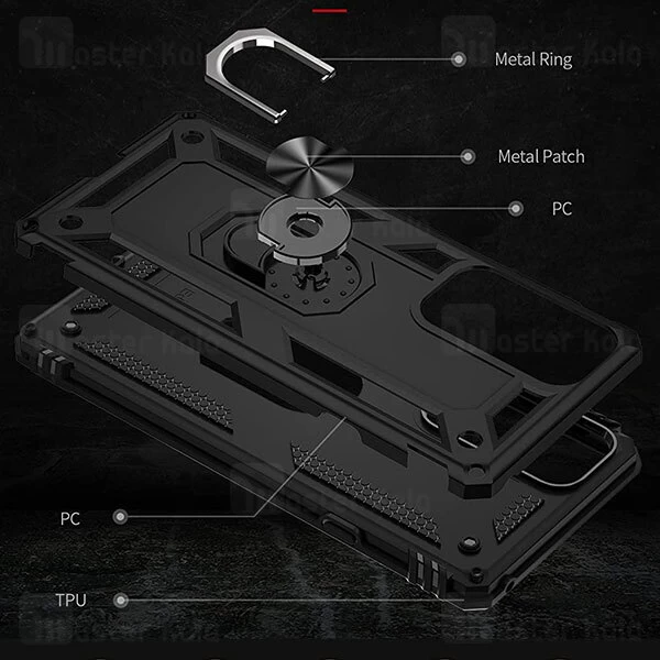 گارد محافظ ضد ضربه انگشتی موتورولا Motorola Edge 20 Armor Shockproof Case