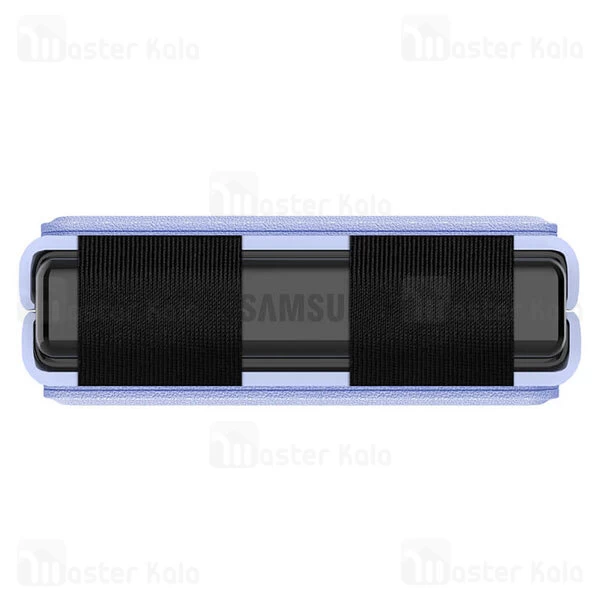 کیف چرمی نیلکین Samsung Galaxy Z Flip 3 5G Nillkin Qin Plain Leather Cloth Case دارای استند