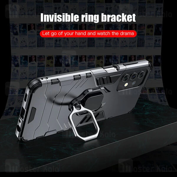 گارد ضد ضربه انگشتی سامسونگ Samsung Galaxy A23 Black Panther Keysion ShockProof Armor Ring