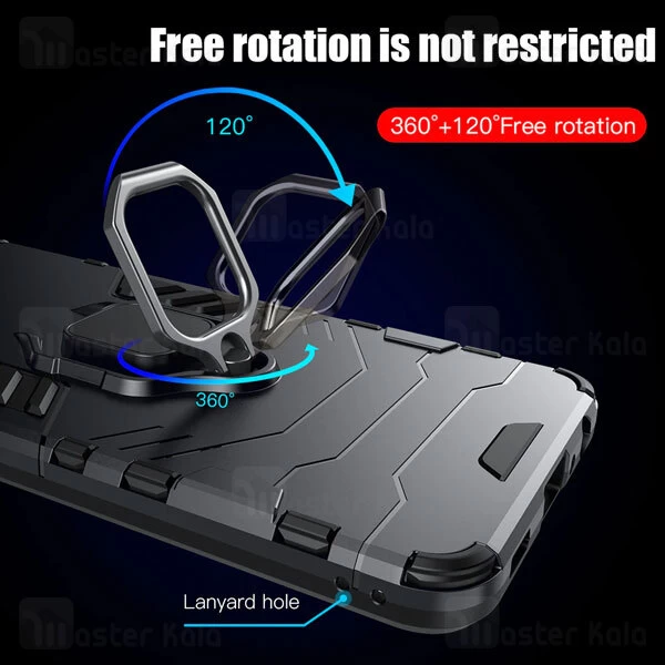 گارد ضد ضربه انگشتی سامسونگ Samsung Galaxy A23 Black Panther Keysion ShockProof Armor Ring