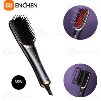 برس حرارتی صاف کننده و فر کننده مو شیائومی انچن Enchen Straight Volume Aurora C5 با توان 35 وات