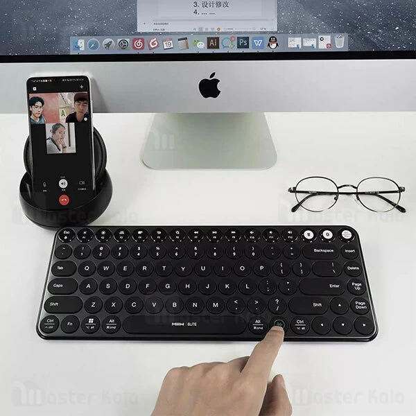 کیبورد وایرلس Xiaomi MWXKT01 Bluetooth and Wireless Keyboard Elite