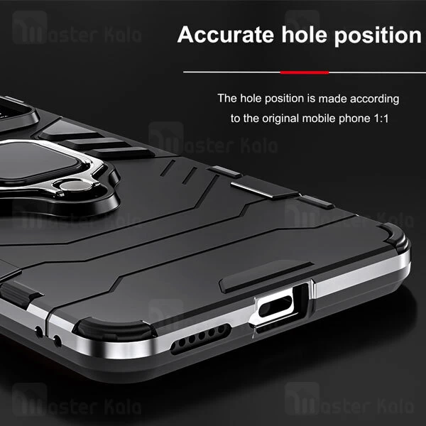 گارد ضد ضربه انگشتی شیائومی Xiaomi Poco X4 Pro 5G Black Panther KEYSION ShockProof Armor Ring