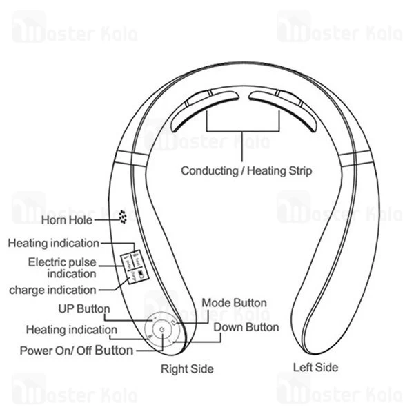 ماساژور گردن Xiaomi Tech Love Portable Neck Massager PG-2601B19